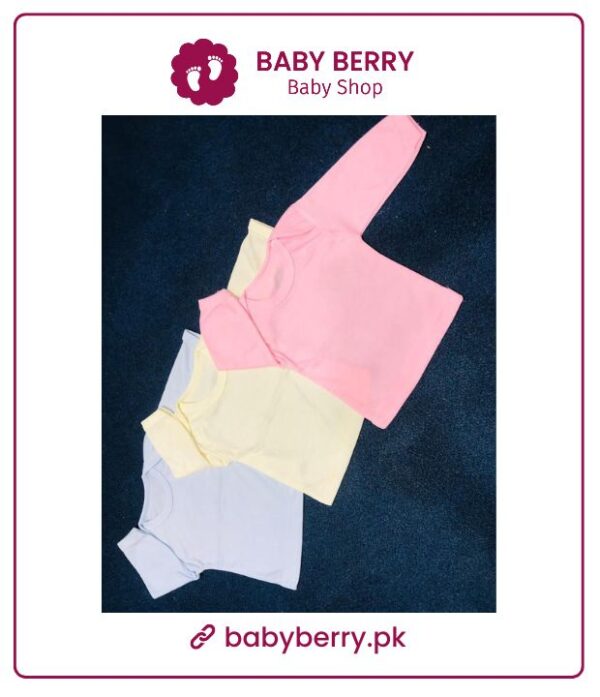 Inner Shirts Full Sleaves Pack of 3 Pcs 0-4 Months