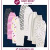 Pack Of 6 Pcs Summer Cotton Blended Pajama For 0 To 2 Years Baby