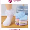 Children Sock Non-Slip Summer Cotton-White Ruffle Frilly Girl Princess Socks