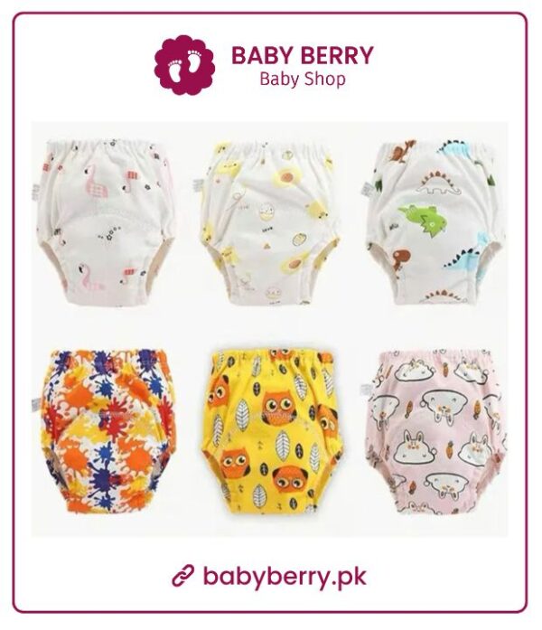 Pack of 6 Pcs Soft Cotton Blended Baby Short Niker
