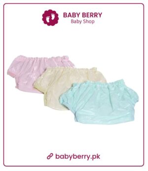 Pack Of 3 – Washable Pants Diapers / Plastic Chadi – For Kids