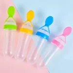 Silicone Baby Bottle Spoon Feeder