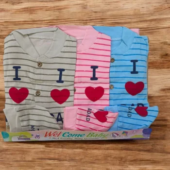 Newborn Summer Cotton Pack of 3 Dresses