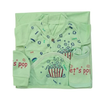 Newborn Summer Soft Cotton Starter Set 5 Pcs